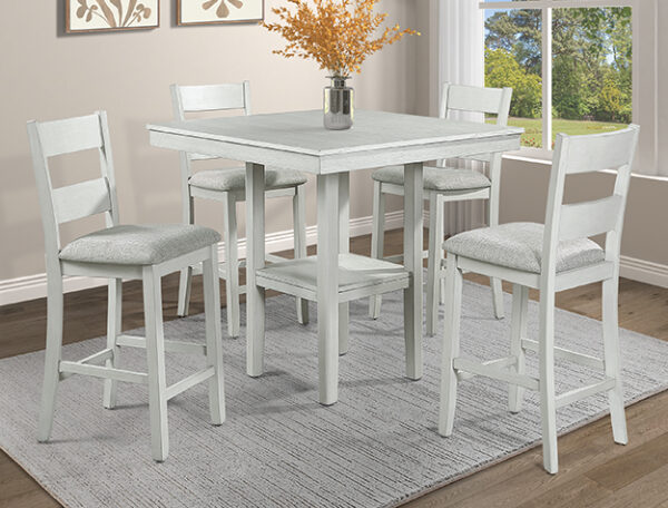 LESTER 5-PK CTR HT TABLE DRIFT WOOD