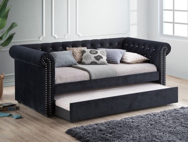 5332BK SET ELLIE BLACK DAYBED