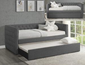 SET TRINA GUNMETAL GREY DAYBED