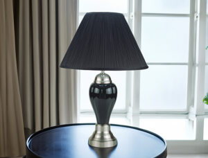 PORCELAIN LAMP BLACK