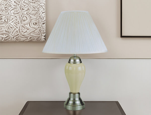 PORCELAIN LAMP IVORY