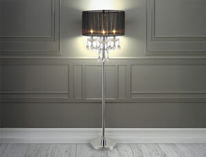 CHANDELIER FLOOR LAMP 62.5"H