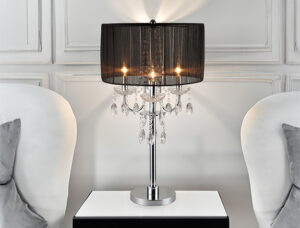 CHANDELIER TABLE TOUCH LAMP 29.5"H