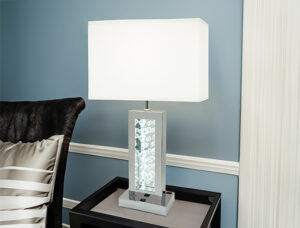 MONICA LAMP CHROME-LED ACCENT