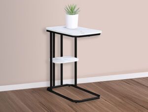 IDA FAUX MARBLE CHAIRSIDE TABLE