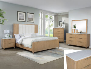 KARA BEDROOM GROUP -CERUSED NATURAL