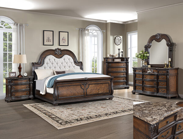 B1610 STANLEY BEDROOM GROUP -COFFEE BROWN