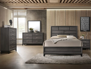 AKERSON GREY BEDROOM GROUP