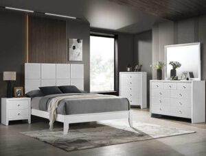 DENKER-EVAN WHITE BEDROOM GROUP