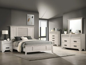 SARTER BEDROOM GROUP - WHITE