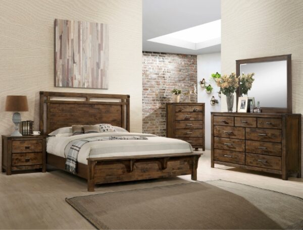 B4810 CURTIS PANEL BED GROUP