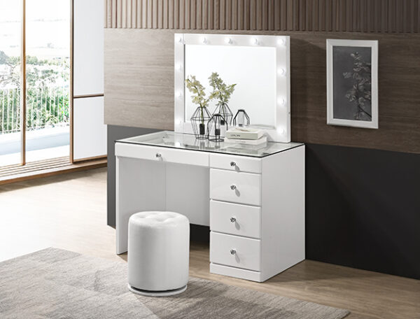 B4851WH MORGAN VANITY SET WHITE