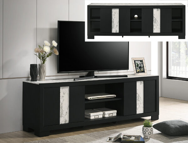 RANGLEY TV STAND - BLACK