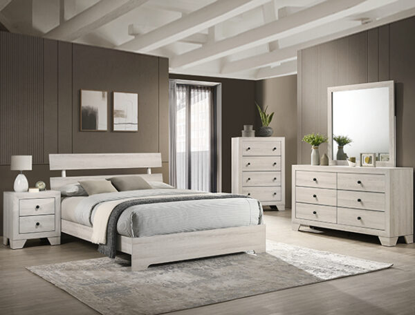 B6982 ATTICUS BEDROOM GROUP WHITE