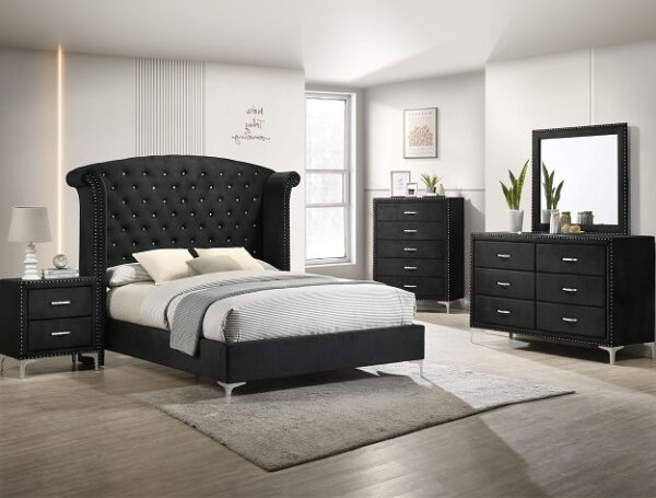B9265 LUCINDA BEDROOM GROUP BLACK