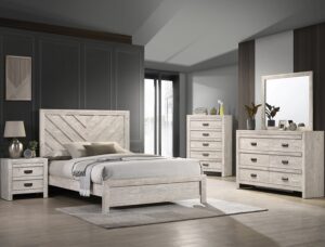 VALOR BEDROOM GROUP WHITE