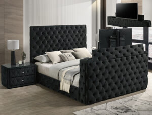 JOSEPHINE BED W/ TV LIFT KING
