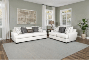 Hyde Park Loveseat w/ Pillows